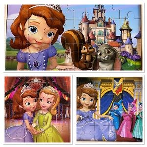 🍭3-in-1 “Wooden” Puzzle Set: Sophia the First